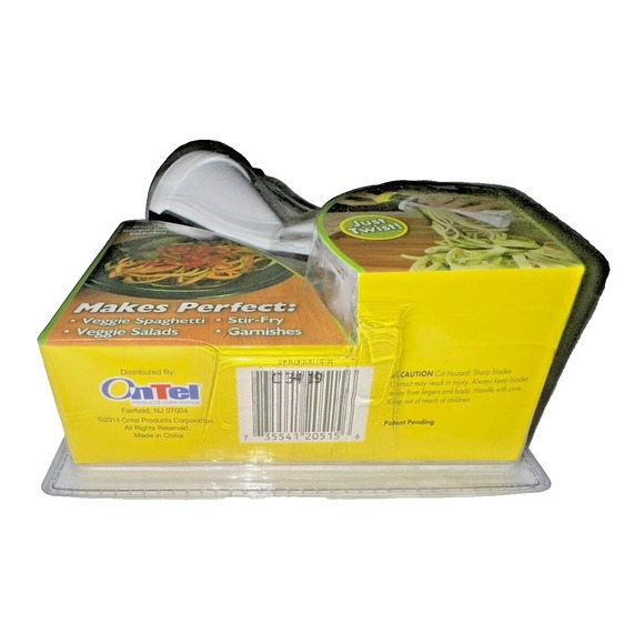 Veggetti Spiral Vegetable Slicer, Makes Veggie Pasta, Yellow - Picture 3 of 5